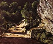 Paul Cezanne path through the woods Spain oil painting artist